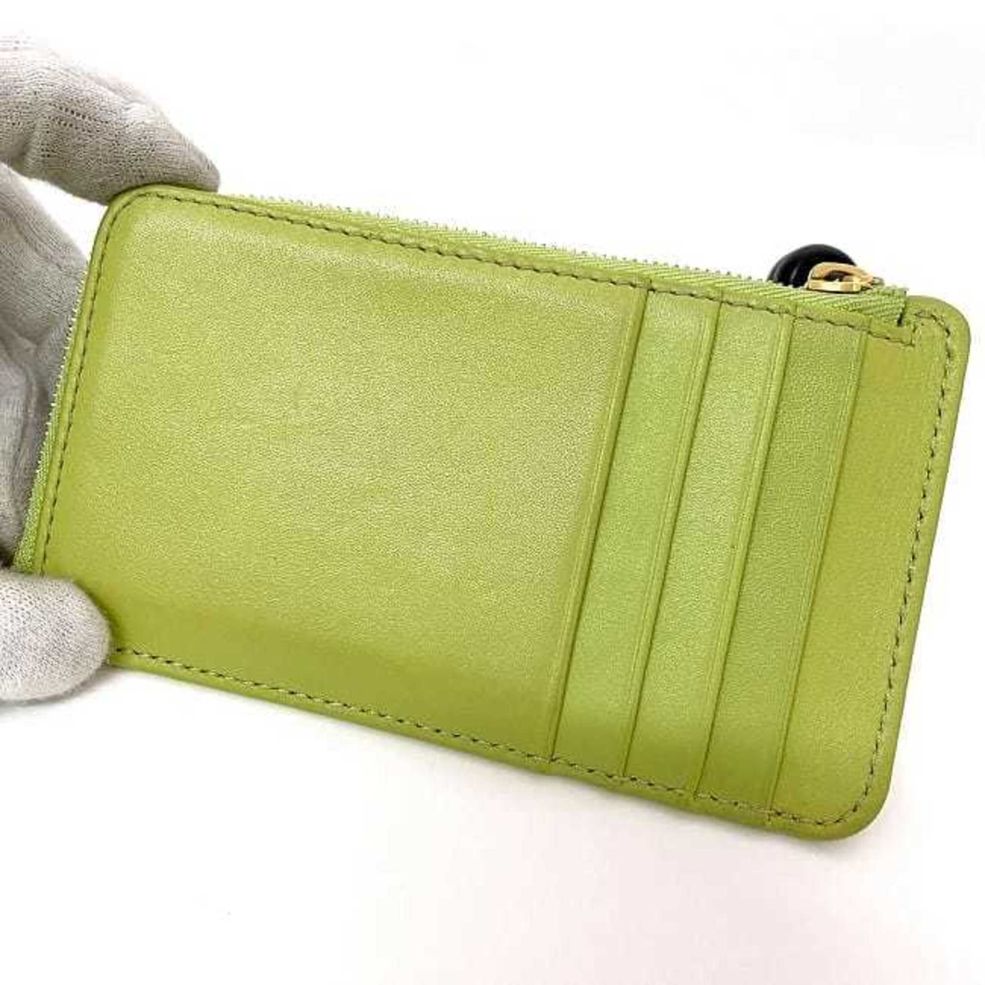 로에베 코인 카드 케이스 라이트 그린 아니스 블랙 노트 가죽 L자형 지갑 - 중고명품 수선, 쇼핑, 판매 | 당신이 원하던 럭셔리를  지구 최저가로